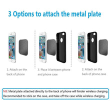 Magnetic Cell Phone Holder with Adhesive Metal Mounting Plate for Navigation Dashboard Car Phone Holder Sticker