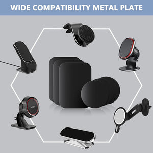 Magnetic Cell Phone Holder with Adhesive Metal Mounting Plate for Navigation Dashboard Car Phone Holder Sticker