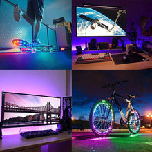 LED strip light 3AA battery with USB socket 5V 5050 SMD flexible color strip lamp, suitable for room vanity, computer