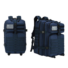 Large Capacity 3P Tactical Backpack Off-road Hiking Camping Riding Rucksack Waterproof Oxford Cloth Molle System Hunting Bags