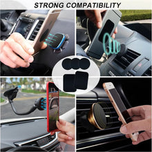 Magnetic Cell Phone Holder with Adhesive Metal Mounting Plate for Navigation Dashboard Car Phone Holder Sticker