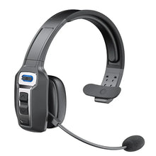 Bluetooth 5.2 Headset Trucker Bluetooth Headset with AI Noise Cancelling Mic for Remote Work Online Meeting and Business Travel